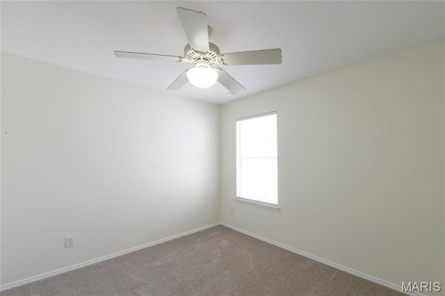 154 Homeshire Dr Unit 27, Wentzville, MO 63385 - carpeted spare room with baseboards and ceiling fan