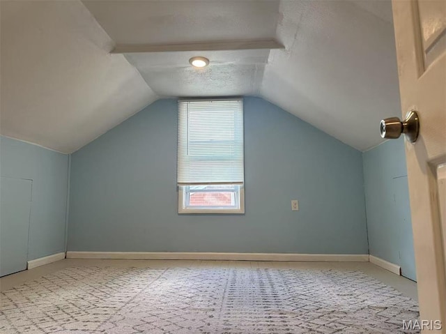 3525 Belaire Pl, Beverly Hills, MO 63121 - bonus room with lofted ceiling and a textured ceiling
