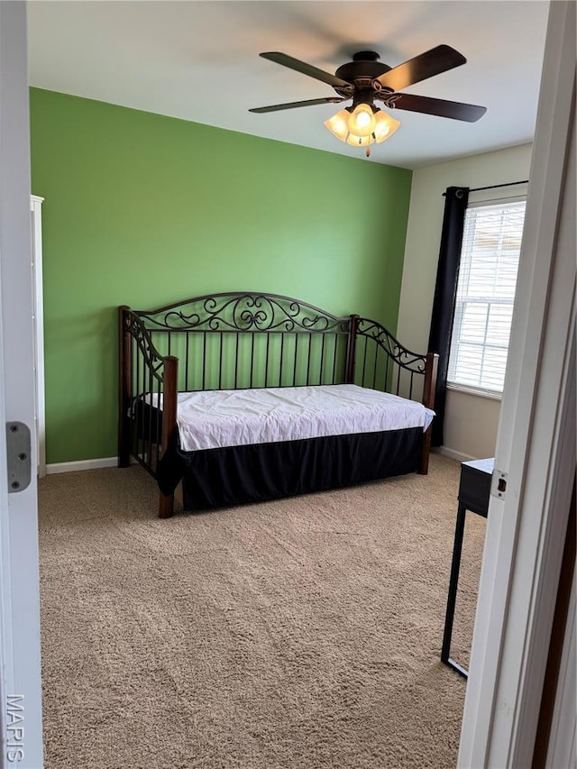 5037 Bristol Hill Dr, Ofallon, IL 62269 - bedroom featuring carpet flooring and ceiling fan
