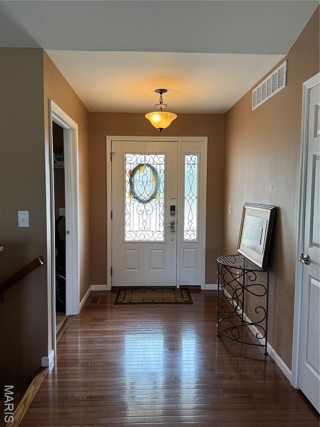 5037 Bristol Hill Dr, Ofallon, IL 62269 - foyer entrance with wood finished floors