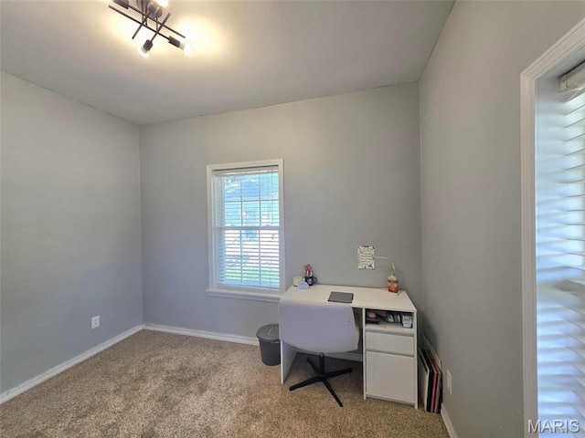 315 W State St, Union, MO 63084 - home office featuring light carpet and baseboards