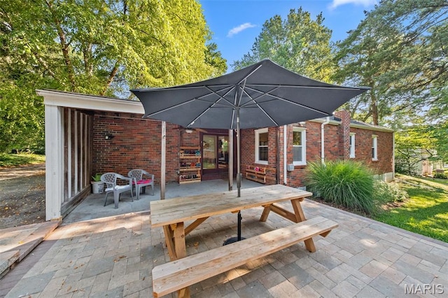 100 Calverton Rd, Saint Louis, MO 63135 - view of patio / terrace with outdoor dining area