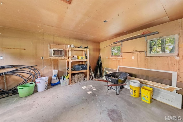100 Calverton Rd, Saint Louis, MO 63135 - misc room with unfinished concrete floors