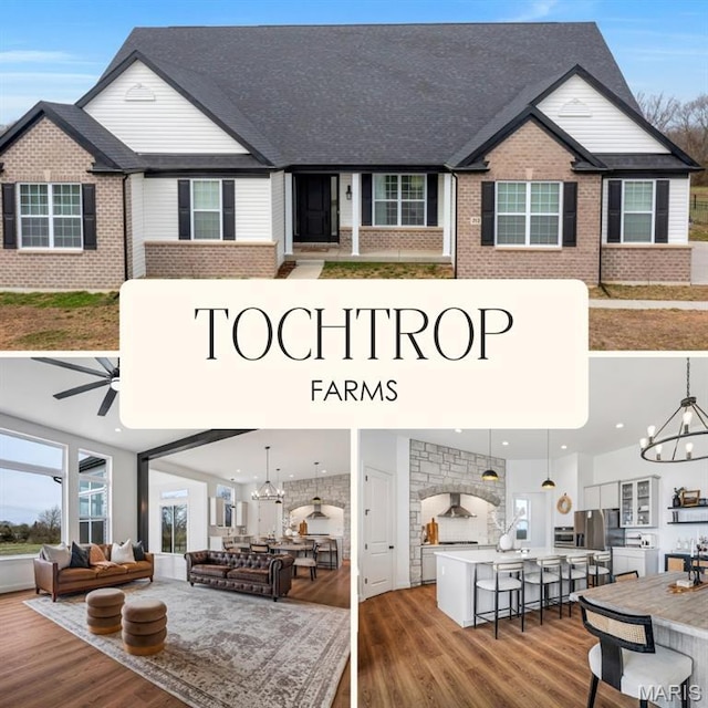 213 Bluegrass Pasture Ct, Wentzville, MO 63385 - view of a document with a collage of images