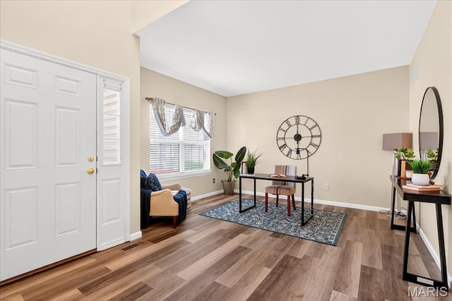 621 Royal Crest Way, Ofallon, IL 62269 - entryway with wood finished floors and baseboards