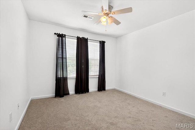 621 Royal Crest Way, Ofallon, IL 62269 - empty room featuring ceiling fan and carpet