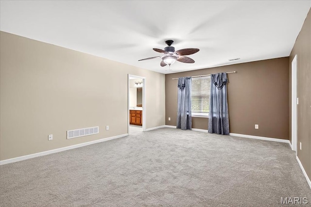 621 Royal Crest Way, Ofallon, IL 62269 - unfurnished room with a ceiling fan and light carpet