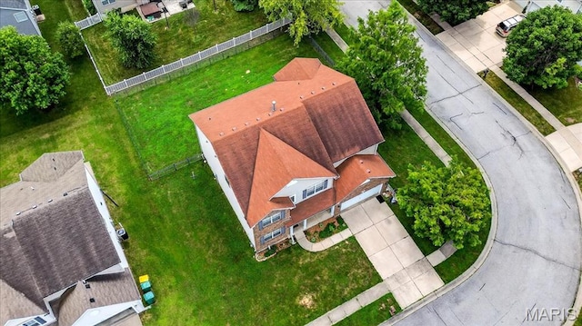 621 Royal Crest Way, Ofallon, IL 62269 - view from above of property