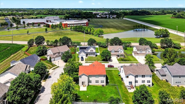 621 Royal Crest Way, Ofallon, IL 62269 - aerial view of residential area featuring a nearby body of water