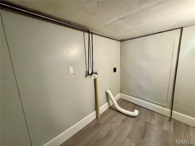 207 Cordia Ave, Potosi, MO 63664 - finished basement with wood finished floors and baseboards