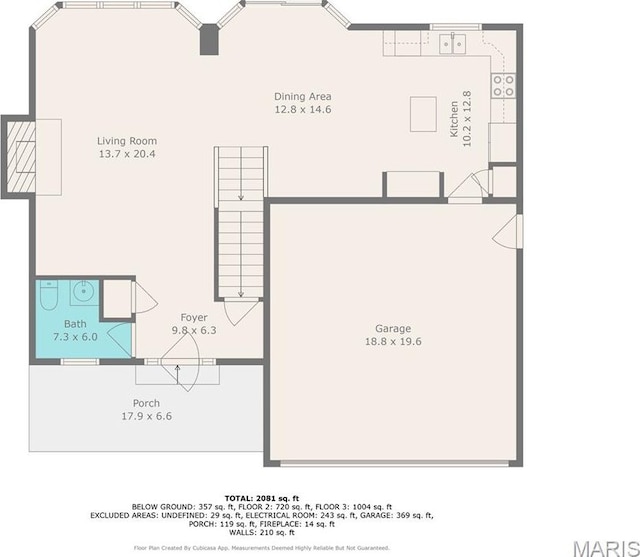 1817 Partridge Pl, Edwardsville, IL 62025 - view of home floor plan