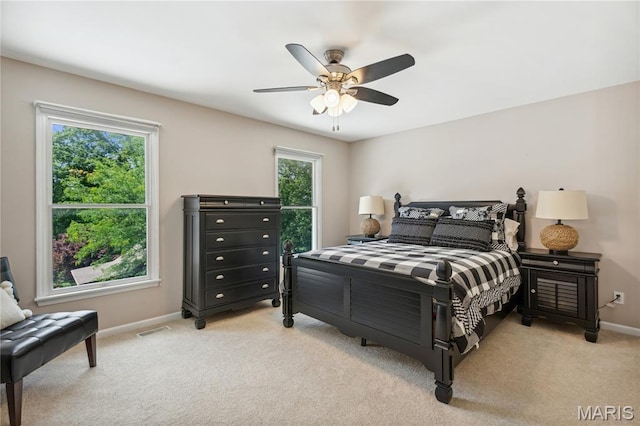 1605 High Sierra Dr, Foristell, MO 63348 - bedroom featuring carpet flooring and ceiling fan