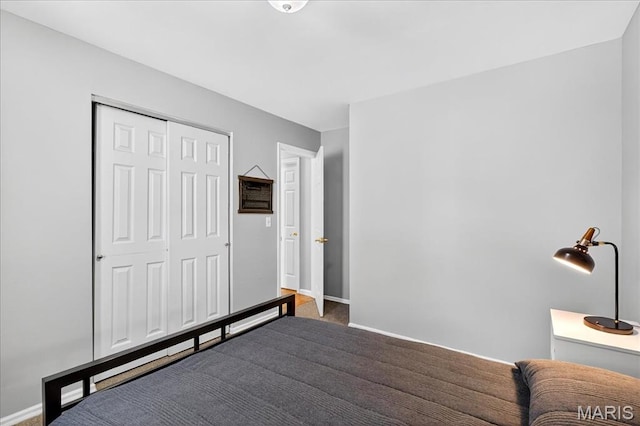 1826 Fairwood Forest Dr, Saint Peters, MO 63376 - bedroom featuring dark carpet and a closet