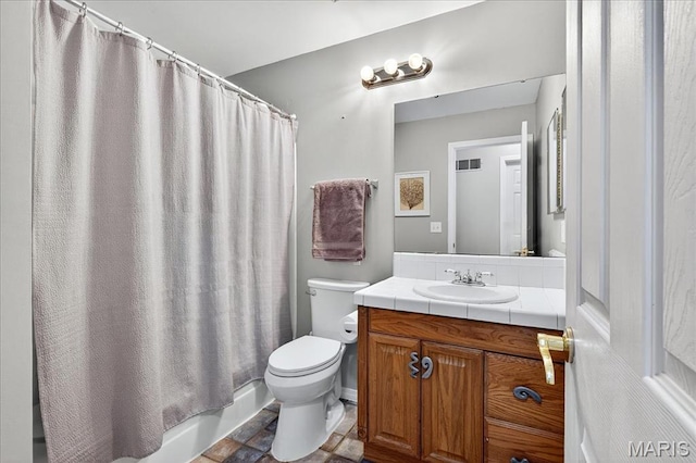 1826 Fairwood Forest Dr, Saint Peters, MO 63376 - full bathroom with vanity and shower / tub combo with curtain