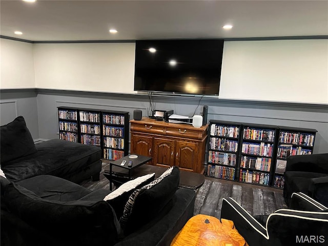 2941 Elmcrest Dr, Saint Charles, MO 63301 - living room with wood finished floors and recessed lighting