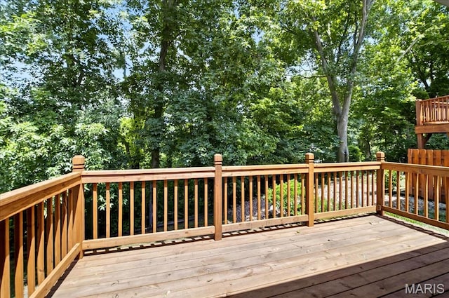 775 Knickerbacker Dr, Manchester, MO 63021 - view of wooden deck