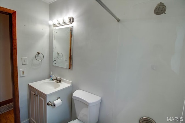 194 S Pence St, East Alton, IL 62024 - bathroom with vanity and a shower