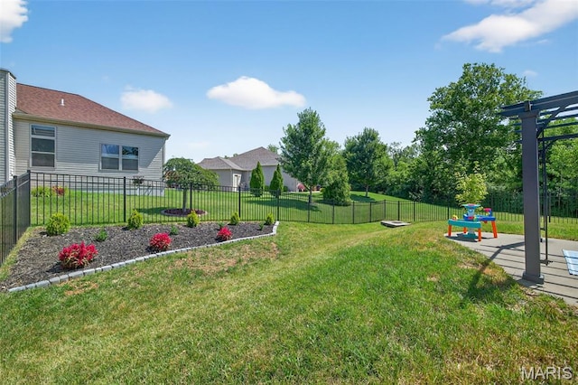 231 Flint Brook Dr, Ofallon, MO 63366 - fenced backyard featuring a patio