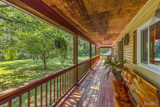 5090 Green Hills Rd, Festus, MO 63028 - porch featuring a yard