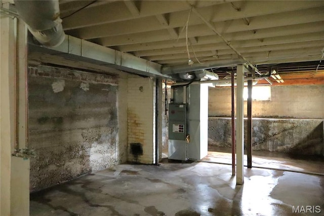 616 Greensferry Rd, Jackson, MO 63755 - below grade area featuring heating unit