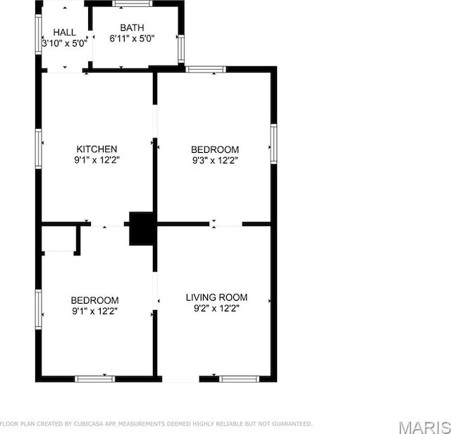 5316 Janet Ave, Jennings, MO 63136 - view of property floor plan