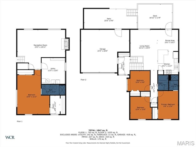 1715 Foxglove Dr, Saint Charles, MO 63303 - view of floor plan / room layout