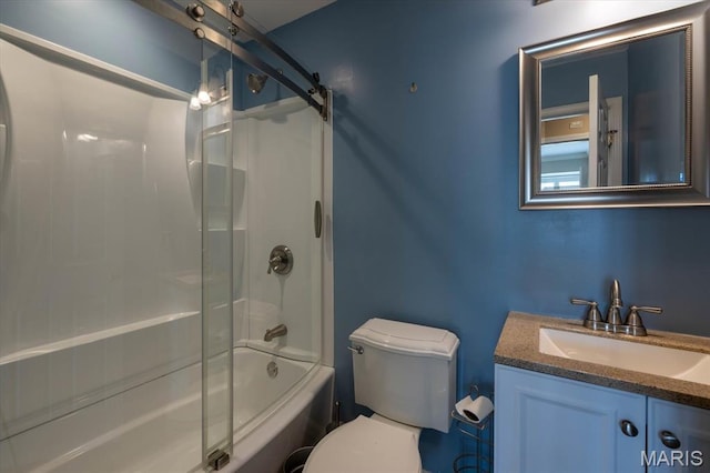 1715 Foxglove Dr, Saint Charles, MO 63303 - bathroom featuring combined bath / shower with glass door and vanity