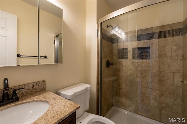 1715 Foxglove Dr, Saint Charles, MO 63303 - full bath with vanity and a shower stall