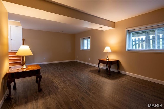 1715 Foxglove Dr, Saint Charles, MO 63303 - unfurnished room featuring wood finished floors and baseboards