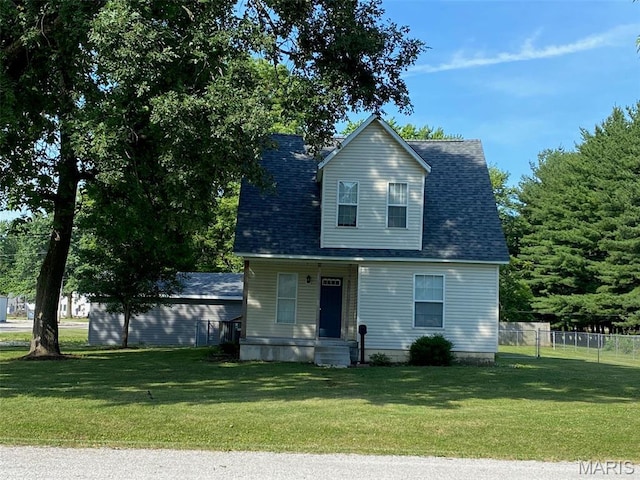 201 N Vine St, Nokomis, IL 62075 - view of front facade with covered porch