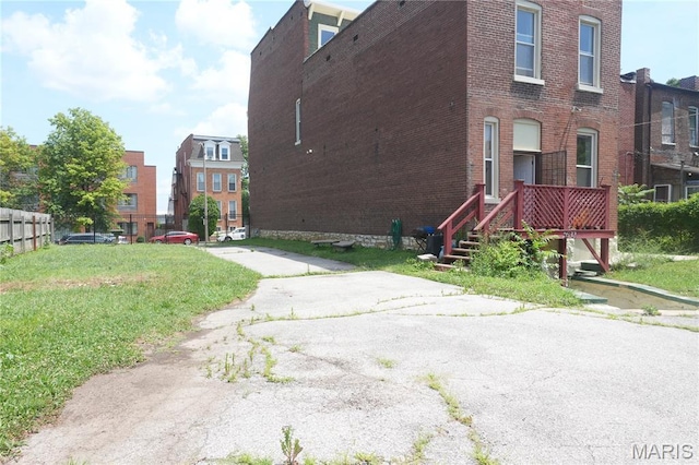 3632 Cook Ave, Saint Louis, MO 63113 - view of side of home with brick siding