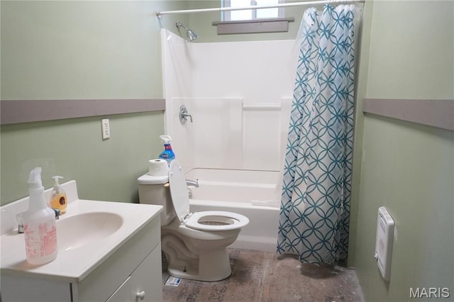 3632 Cook Ave, Saint Louis, MO 63113 - full bath featuring shower / bath combination with curtain and vanity