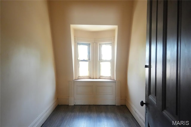 3632 Cook Ave, Saint Louis, MO 63113 - spare room with wood finished floors and baseboards