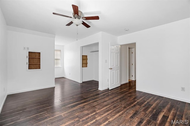 104 Miller Dr, Fenton, MO 63026 - empty room featuring wood finished floors and ceiling fan