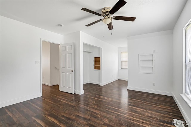 104 Miller Dr, Fenton, MO 63026 - unfurnished room with ceiling fan, wood finished floors, and a smoke detector