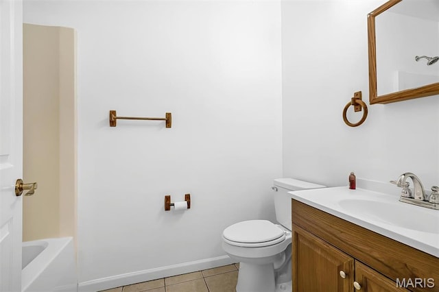 104 Miller Dr, Fenton, MO 63026 - full bathroom with vanity and tile patterned floors