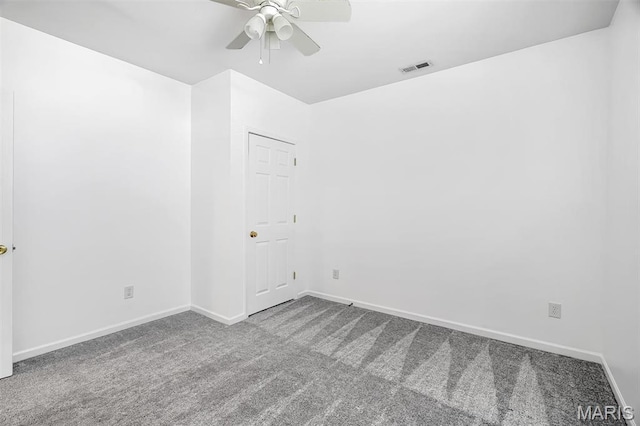 104 Miller Dr, Fenton, MO 63026 - unfurnished room featuring carpet floors and ceiling fan