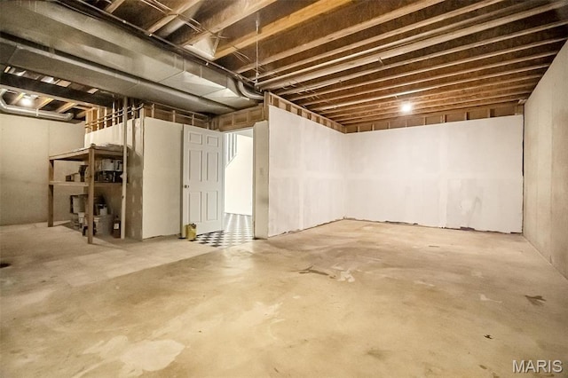 104 Miller Dr, Fenton, MO 63026 - view of unfinished below grade area