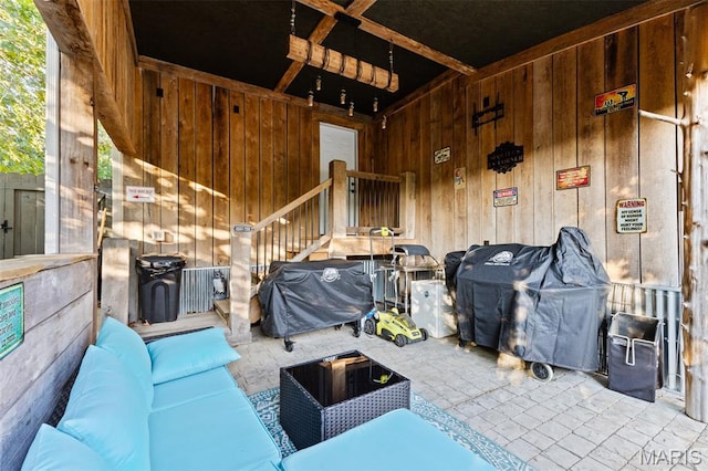 441 Rue Martel, Bonne Terre, MO 63628 - view of patio / terrace featuring an outdoor living space and grilling area