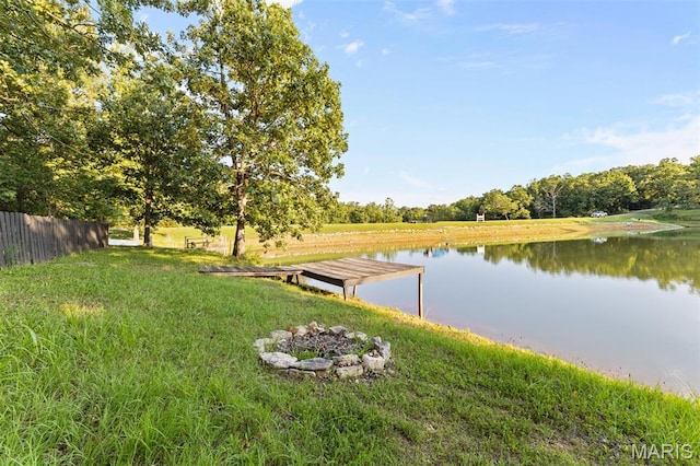441 Rue Martel, Bonne Terre, MO 63628 - dock area featuring a water view
