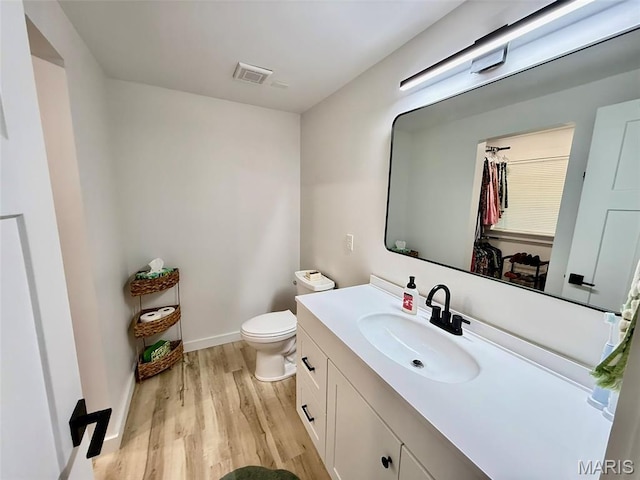 10107 Cannon Mines Rd, Cadet, MO 63630 - bathroom featuring wood finished floors and vanity
