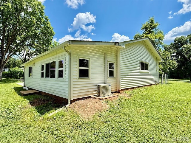 10107 Cannon Mines Rd, Cadet, MO 63630 - view of home's exterior with a lawn
