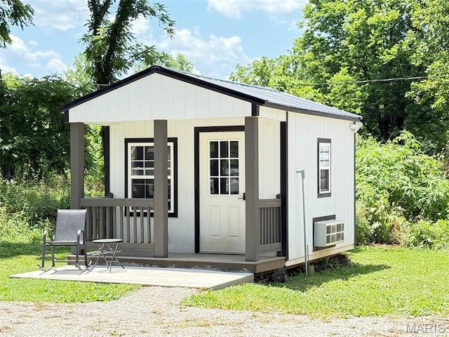 10107 Cannon Mines Rd, Cadet, MO 63630 - view of outbuilding with a porch