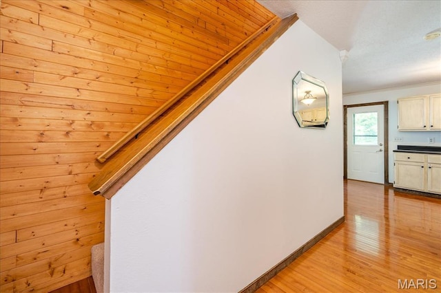 25 Whispering Oaks Dr, Washington, MO 63090 - corridor with light wood-type flooring and baseboards