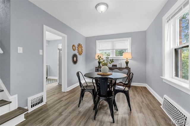 6629 Barken Ave, Northwoods, MO 63121 - dining room with wood finished floors