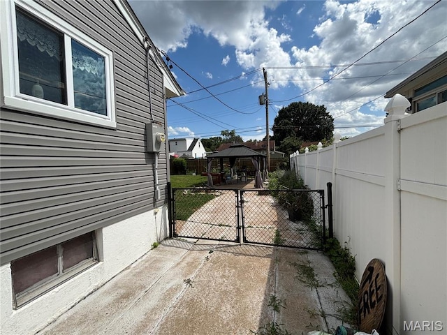 5540 Arthur Ave, Saint Louis, MO 63139 - view of home's exterior featuring a gazebo and a gate
