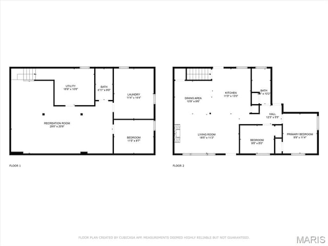 962 Buckeye Dr, Ferguson, MO 63135 - view of floor plan / room layout