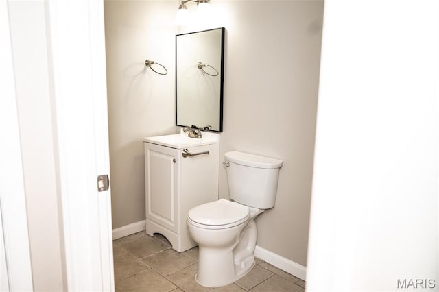 1688 Notre Dame Dr, Bonne Terre, MO 63628 - half bathroom featuring vanity and tile patterned floors