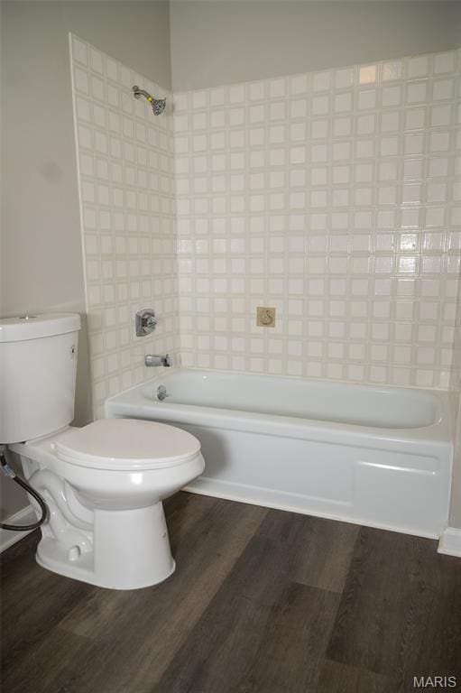1688 Notre Dame Dr, Bonne Terre, MO 63628 - bathroom with shower / tub combination and wood finished floors