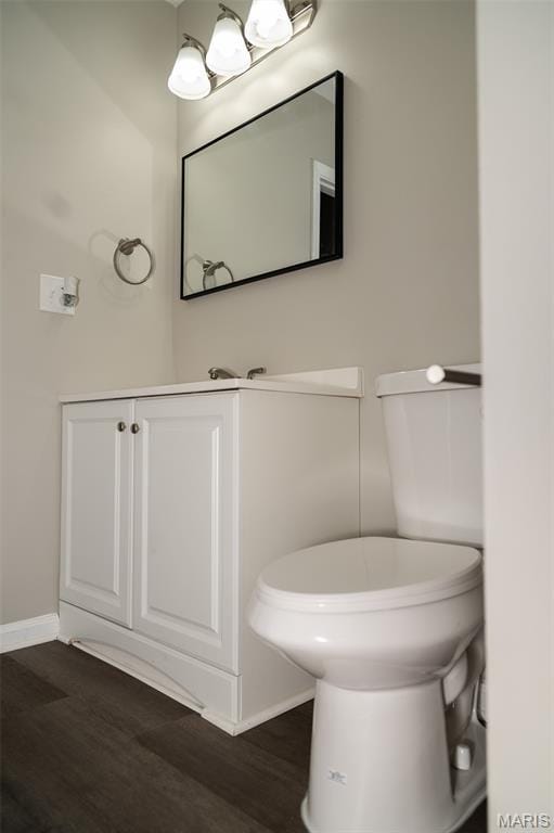1688 Notre Dame Dr, Bonne Terre, MO 63628 - bathroom featuring wood finished floors and vanity